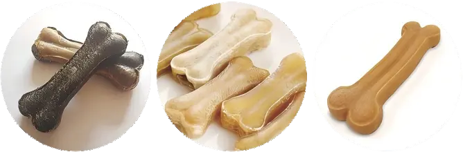 Cheese Rawhide Bone Treats Cheese Rawhide Bone Treats Finished Products