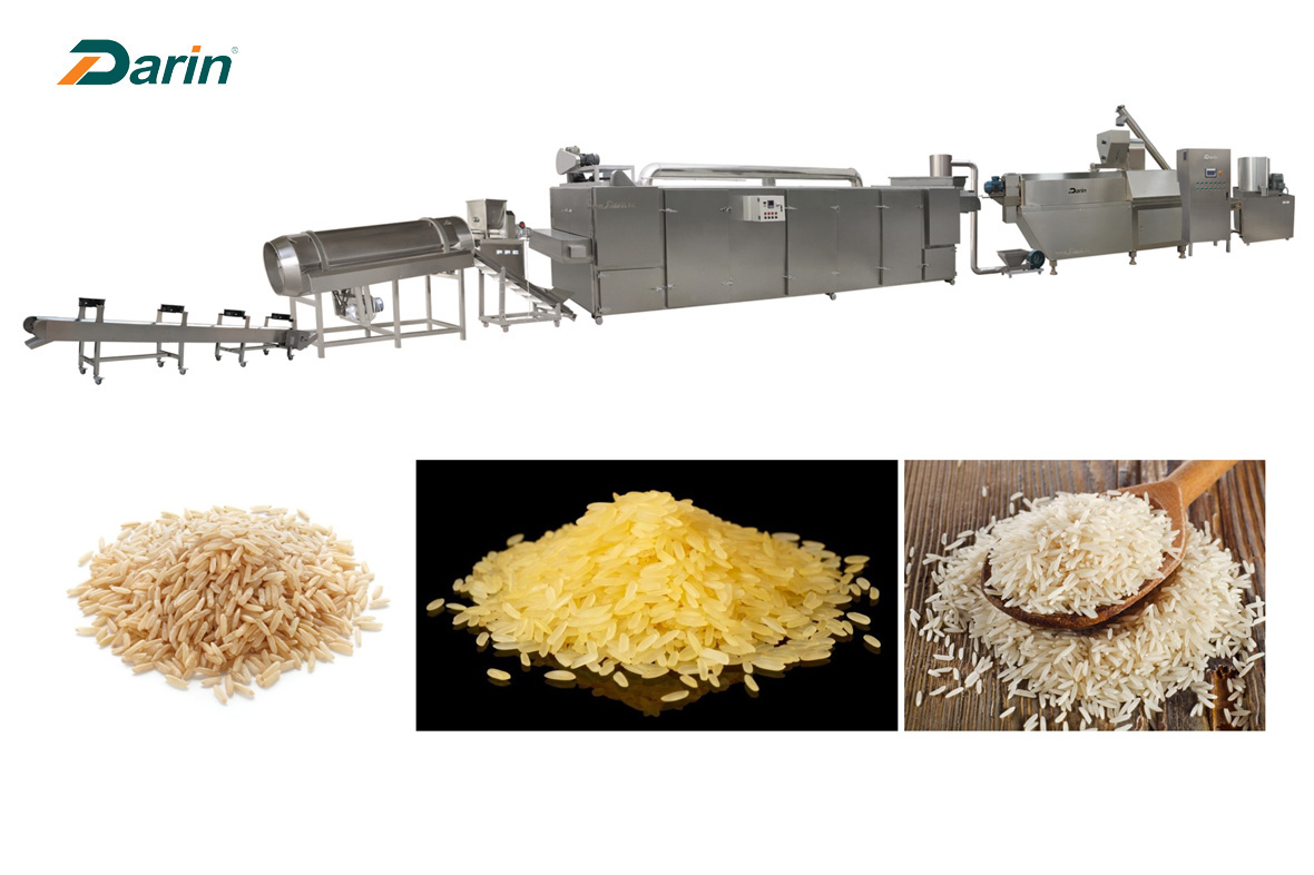 Instant rice extruding line 0