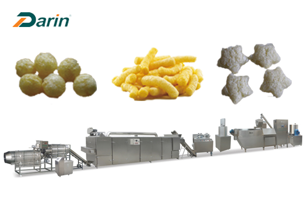 Puff snack extruding line