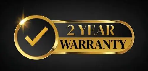 2 Year Warranty