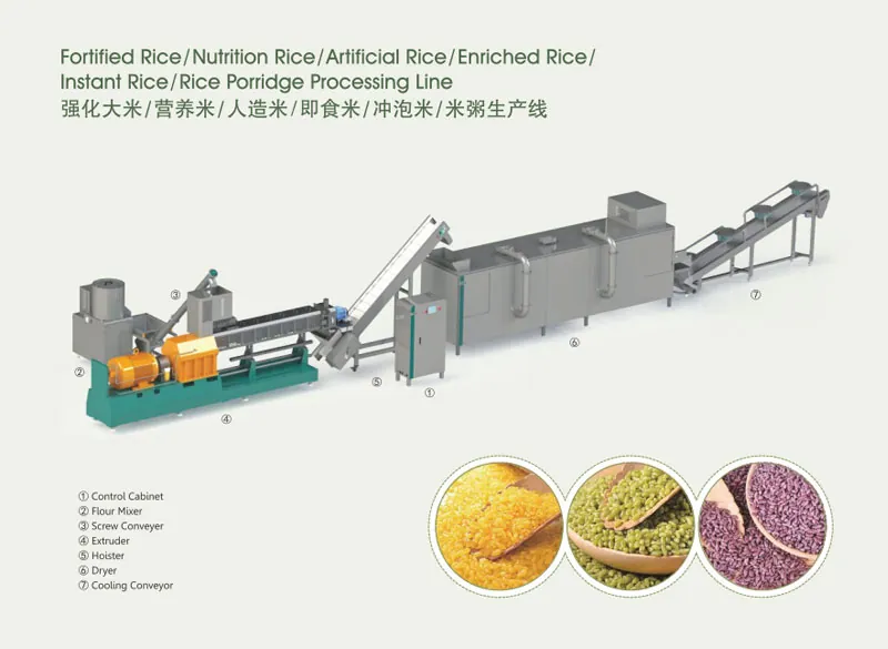 Fortified Rice Extruding Line