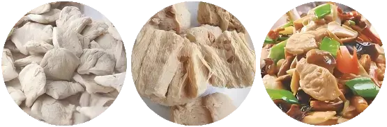 Textured Soya Protein / Vegetarian Soya Meat / Soya Nugget Processing Line