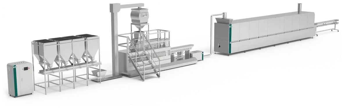 Textured Soya Protein Vegetarian Soya Meat Soya Nugget Processing Line
