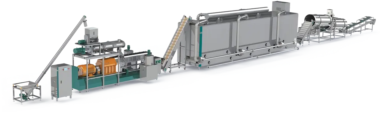 Core Filling Nuggets Treats Extruding Line