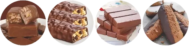 DRC-55 Mini Chocolate Bar Forming Line