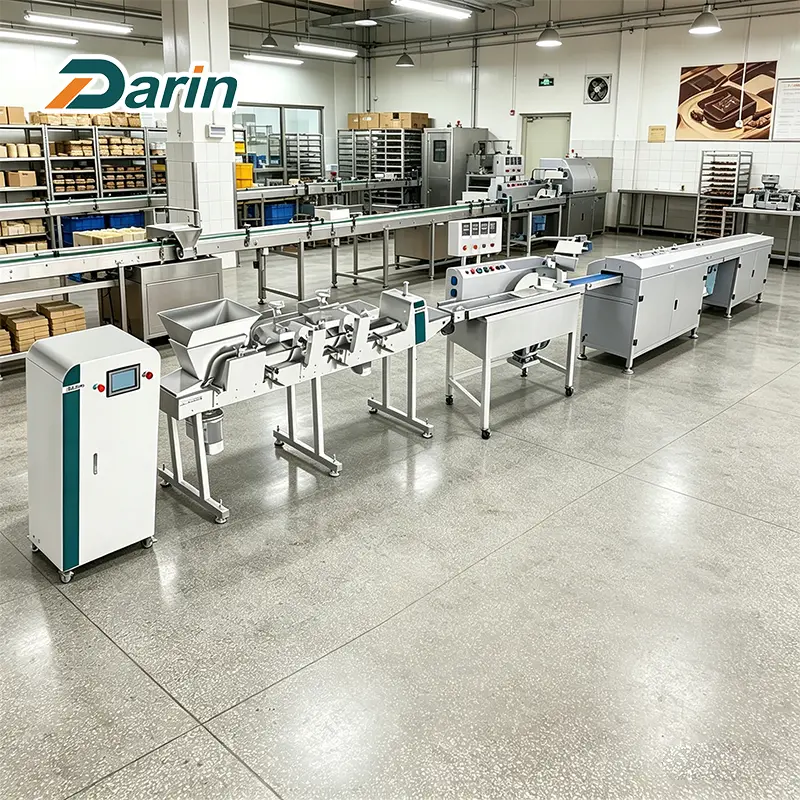 DRC-55 Mini Chocolate Bar Forming Line Workshop
