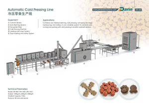 Automatic Pet Treats Cold Pressing Line