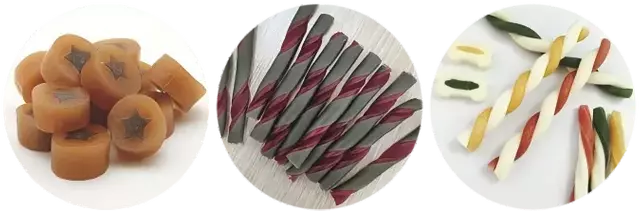 Bi-color Dental Treats Processing Line