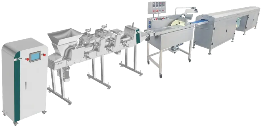 DRC-55 Mini Chocolate Bar Forming Line