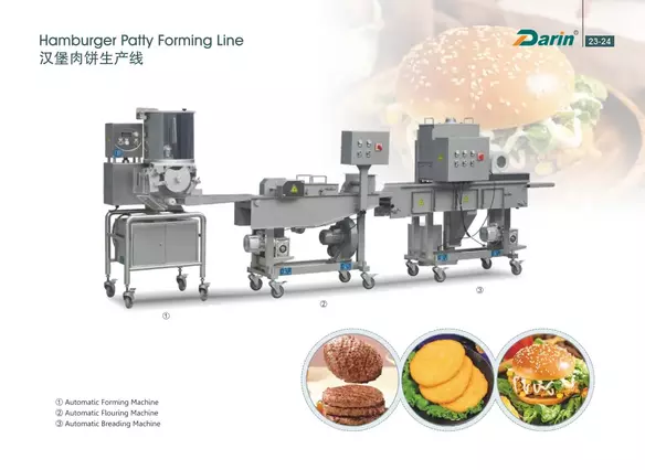 Hamburger Patty Forming Line