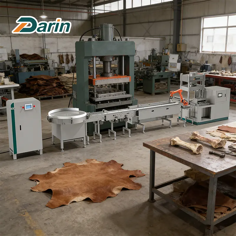 Automatic Cheese Rawhide Bone Pressing Line Workshop