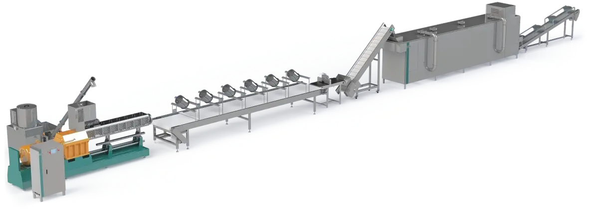 Extrusion Rice Straw Extruding Line