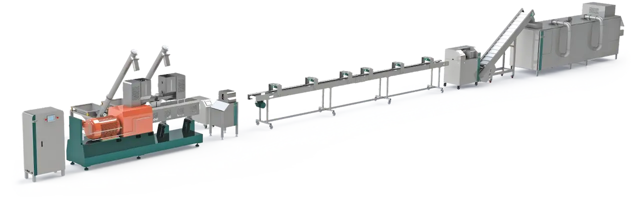 Bi-color Dental Treats Processing Line