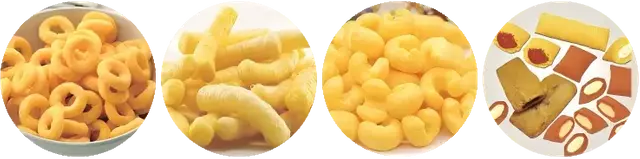 Fully Auto Core Filling Snacks Extruding Line
